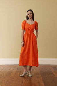 Vestido Artemisa Naranja